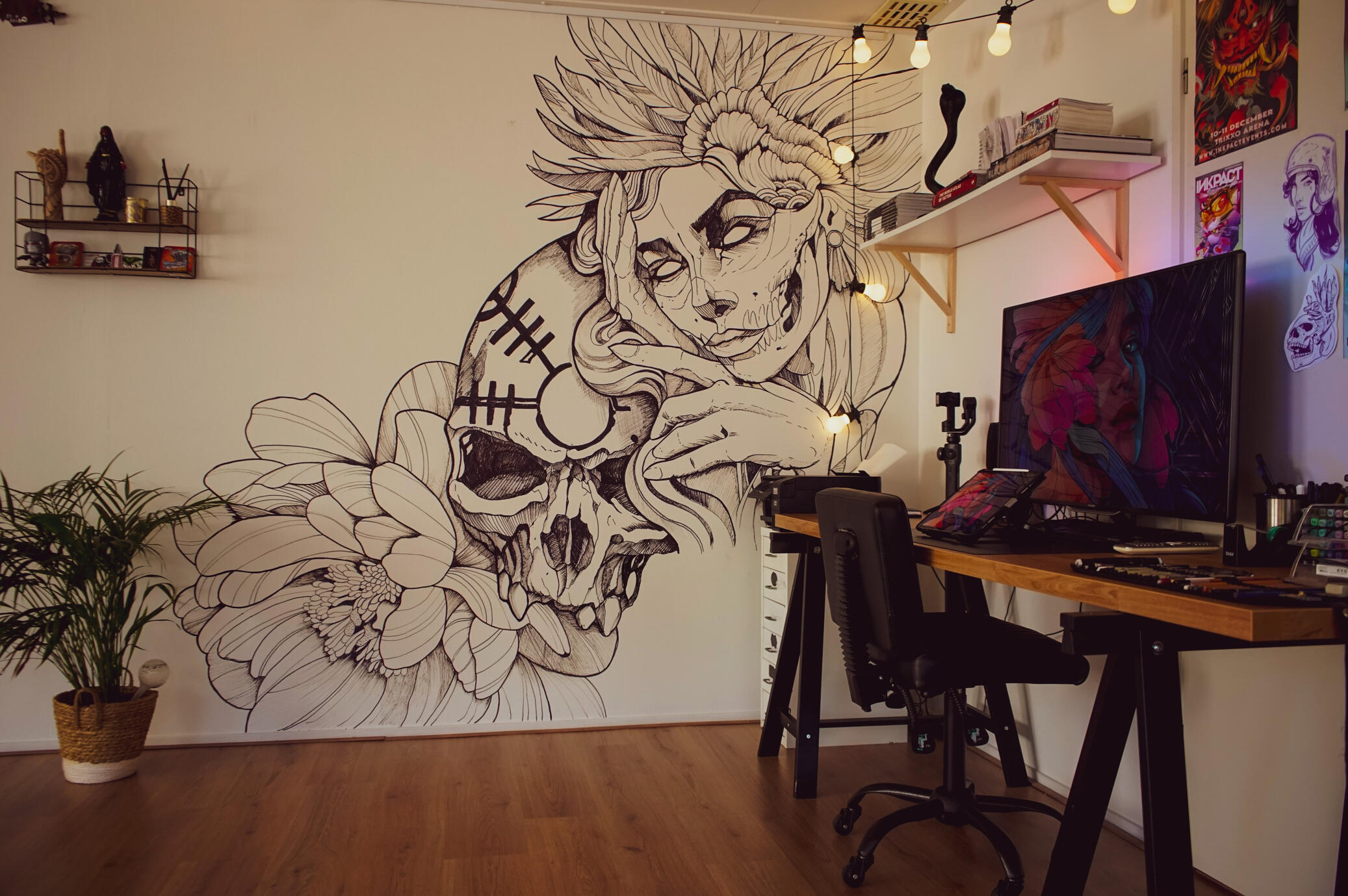 Muurschildering Zeewolde